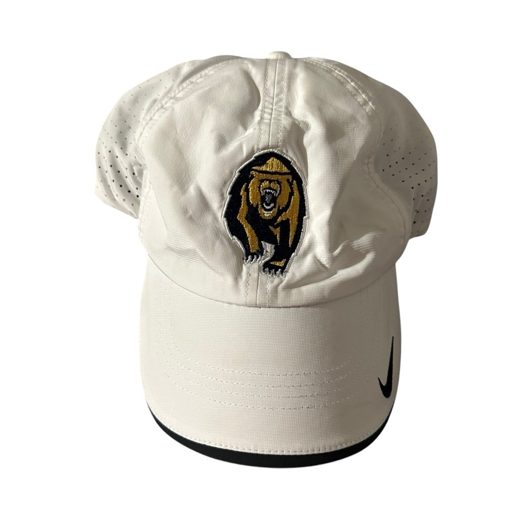 Nike Golf California Golden Bears white baseb cap with velcro